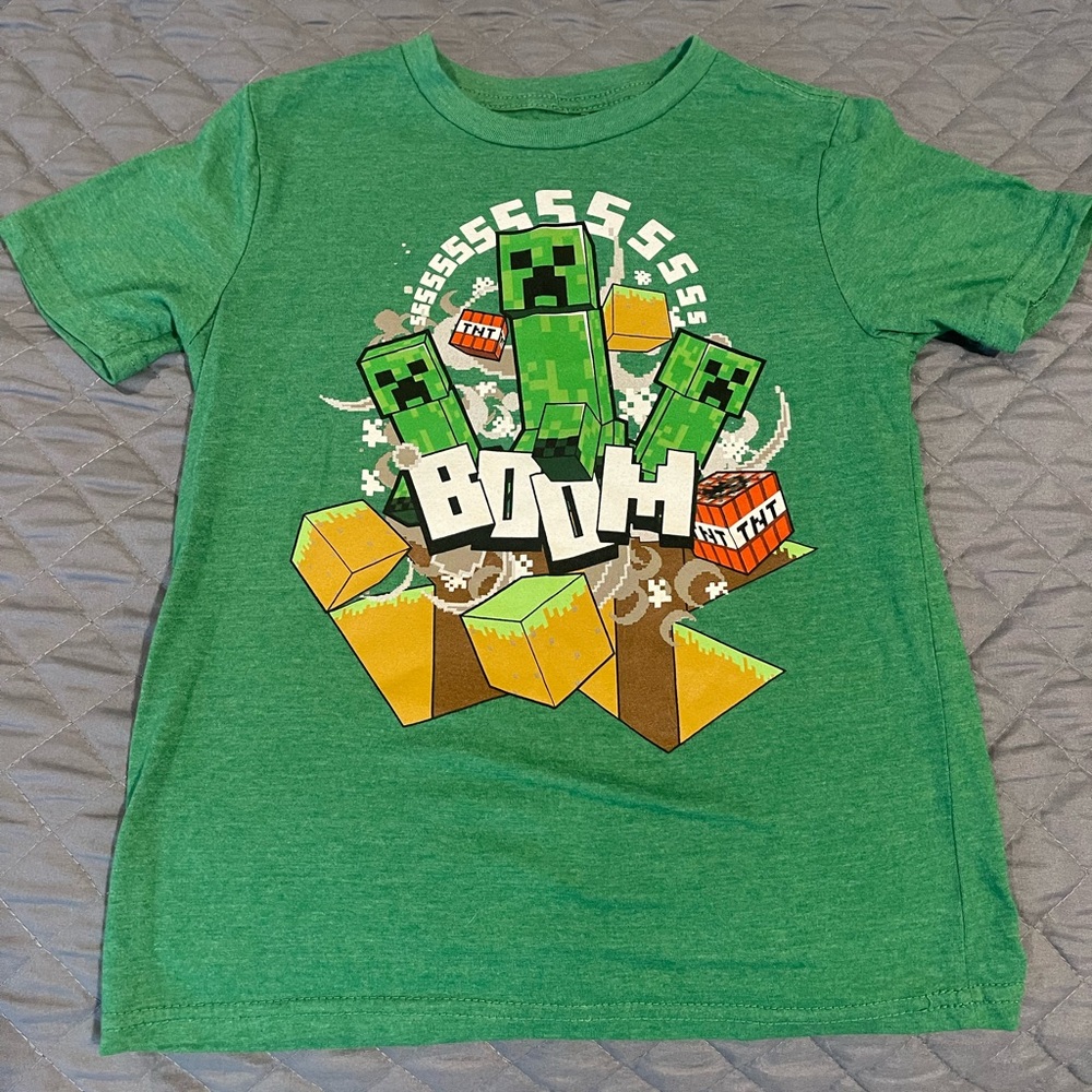 Green Minecraft Creeper T-Shirt